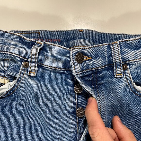 Diesel Industries 2005 5-Pocket Embossed Logo Slim Fit Tapered Jeans mens 29x28 - Picture 5 of 14